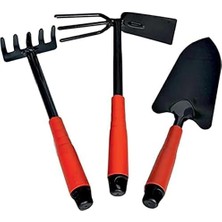 Ozcmax 3 Parça Bahçe El Aleti Seti, Tırmık, Çapa ve Kürek