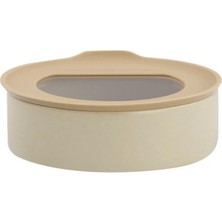 DMR Home One Seramik Saklama Kabı Bej 700 ml D-NEONE070-09