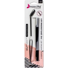 Ozcmax Kaş Bakım Seti Maskara Fırçası, Cımbız, Razor