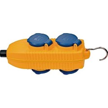 Ozcmax 1081070010 Priz Powerblock 230 V/16 A IP54 4-Kat, Sarı Mavi