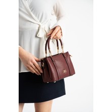 Özbu Yeni Sezon Gold Detaylı Kadın El ve Omuz Çantası