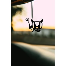 Metal Şeytan Honda Dikiz Aynası Süsü, Şık ve Özel Araba Aksesuarı