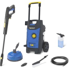 Nuvvo Michelin MPX19ELP 1900 Watt 140 Bar Profesyonel Basınçlı Yıkama Makinesi + Zemin ve Araç Yıkama Fırçası