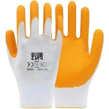 Esranın Dünyası Beyaz Sarı Eldiven, No:10