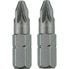 Ozcmax STA61041/XJ Vidalama Uç, Metalik, 2 Adet