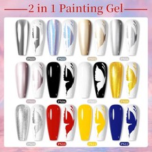 Born Pretty Super Shiny Silver Metal Painting Gel (PN01)