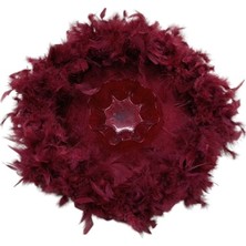 Karakız Kına Sepet Tepsisi Bordo Otrişli