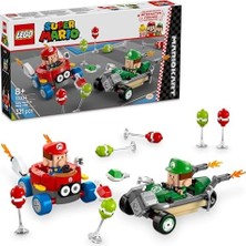 Ozcmax Super Mario: Mario Kart – Baby Mario ile Baby Luigi 72034, 8 Yaş ve Üzeri Erkek ve Kız Çocukları Için Yaratıcı Oyuncak Yapım Seti, Doğum Günü Hediyesi (321 Parça)