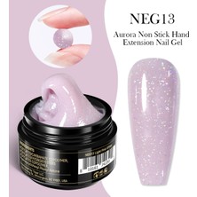 Born Pretty Non Stick Hand Extension Gel/simli Gül Pembesi Hamur Jel (NEG13)-15ML