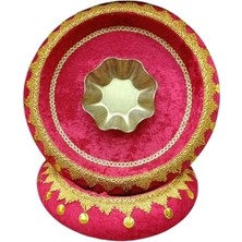 Karakız Kına Sepet Tepsi Takımı Kırmızı Osmanlı Liralı