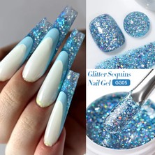 Born Pretty Lily Cute Glitter Sequins Gel/pullu Simli Kalıcı Jel OJE(GG05)-7ML