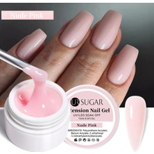 Born Pretty Ur Sugar Nude Pink Extension Nail Gel /nude Pembe Protez Tırnak JELI-15GR