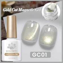 Born Pretty Gold Cat Magnetic Gel/altın Yansımalı Kedi Gözü Kalıcı OJE(GC01)-10ML