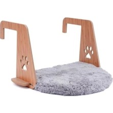 Esranın Dünyası Oval Yapılı Radyatör Yatağı - Konforlu ve Askılı Tasarım (Gri)