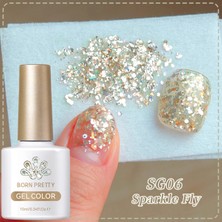 Born Pretty Glitter Gel Polish/simli Pullu Kalıcı OJE(SG06)-10ML