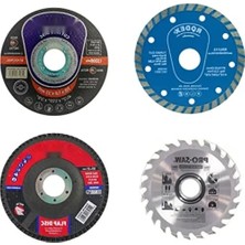 Esranın Dünyası 4 Parça Kesme Diski Seti (Mermer, Ahşap, Granit)