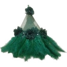 Karakız Gelin Mendili Tüylü Yeşil