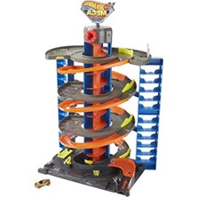 Esranın Dünyası Mega Garaj Oyun Seti - 4 Katlı ve Sarmal Asansörlü