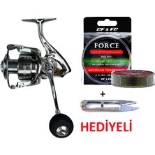 Oslo Shark 6000 Metal Kafa 5+1 Bilye Misina Sarılı Olta Makinası