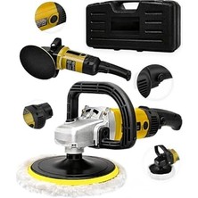 Nuvvo Bakır Sargı Devir Ayarlı Polisaj Makinesi 2000 Watt 180MM