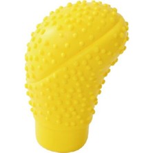 Sarı Silikon Masajlı Vites Topuzu Kılıfı, Tüm Araçlara Uyumlu