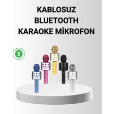Prativas Bluetooth Karaoke Mikrofon – Yüksek Ses Kalitesi, Yankı Efektli, Uzun Ömürlü Pil