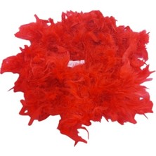 Karakız Kaz Tüyü Otriş Kırmızı