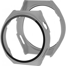 Pileli Store Pilelistore   Huawei Watch Gt2 Pro 46MM Dota Camlı Kasa Ekran Koruyucu - Gri