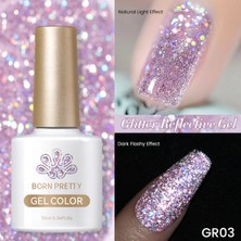 Born Pretty Reflective Glitter/ışıltılı Yansımalı Kalıcı OJE(GR03)-10ML