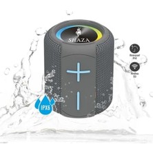 Ozcmax Taşınabilir Bluetooth Hoparlör Ipx6 Suya Dayanıklı - 6W Ses Çıkışı Gri