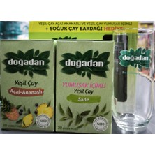 Doğadan Bardak Hediyeli Bitki Çayı 20+20+1 Bardak