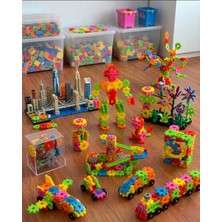 200 Parça Dişli Yapı Blokları Seti – Robot & Yapay Zeka Temalı Eğitici Oyuncak -Toplama Kutusu