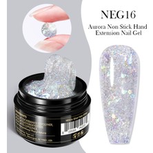 Born Pretty Non Stick Hand Extension Gel/simli Gümüş Hamur Jel (NEG16)-15ML