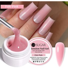 Born Pretty Ur Sugar Pale Pink Extension Nail Gel /romantik Pembe Protez Tırnak JELI-15GR