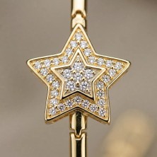 Paun Store Yıldız Bileklik 14 Ayar Altın Kaplama