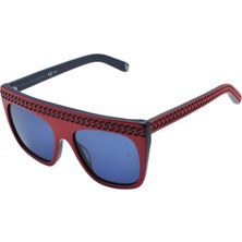 Stella Mccartney SK0002S 47 004 Kırmızı Unısex Çocuk Güneş Gözlüğü