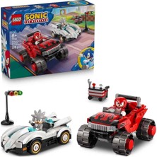 77118 LEGO Sonic Silverın Arabası, Knucklesın Canavar Kamyonuna Karşı 378 Parça