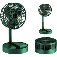 Ozcmax Masaüstü Vantilatör Şarjlı Vantilatör Yükselebilen Fan Soğutucu Fan Klima Serinletici 3 Kademeli Hız Ayarı Asorti Renk