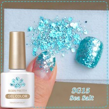 Born Pretty Glitter Gel Polish/simli Pullu Kalıcı OJE(SG15)-10ML