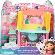 PopŞeker Gabby’s Dollhouse Hayal Evi Mini Oyun Seti - Mercat Veya Cakey Karakterli Oda Setleri