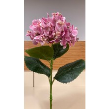 Plus Home Yapay Çiçek Tek Dal Ortanca Renk Pembe Boy 65 cm