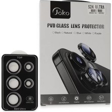 Prativas Galaxy S24 Pvd Metal Kamera Lens - Derin Mor