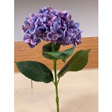 Plus Home Yapay Çiçek Tek Dal Ortanca Renk Mor Boy 65 cm