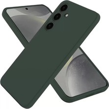 Prativas Galaxy A36 Kılıf First Silikon - Koyu Yeşil
