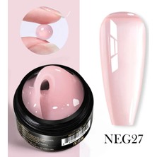Born Pretty Jelly Translucent Non Stick Hand Extension Gel/şeffaf Pembe Jelly Hamur Jel (NEG27)-15ML