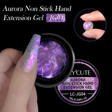 Born Pretty Aurora Solid Extension Nail Gel/aura Işıltılı 3D Hamur JEL(JG04)-7ML