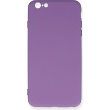 DS LLC Apple Iphone 6 Plus Kılıf Nano Içi Kadife Silikon - Mor