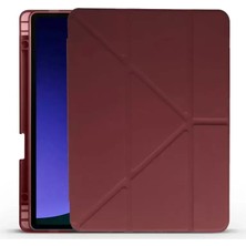 Prativas Pad X9 11.5 Kılıf Kalemlikli Mars Tablet Kılıfı - Mürdüm