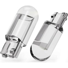 T10 LED Açı Mavi 4'lü Set, Park, Gösterge, Plaka ve Tavan Ampulleri