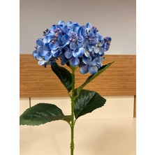 Plus Home Yapay Çiçek Tek Dal Ortanca Mavi Boy 65 cm